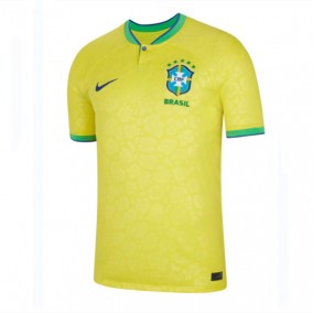 Brasilien 2023/2024 Hemma Fotbollströjor Kortärmad